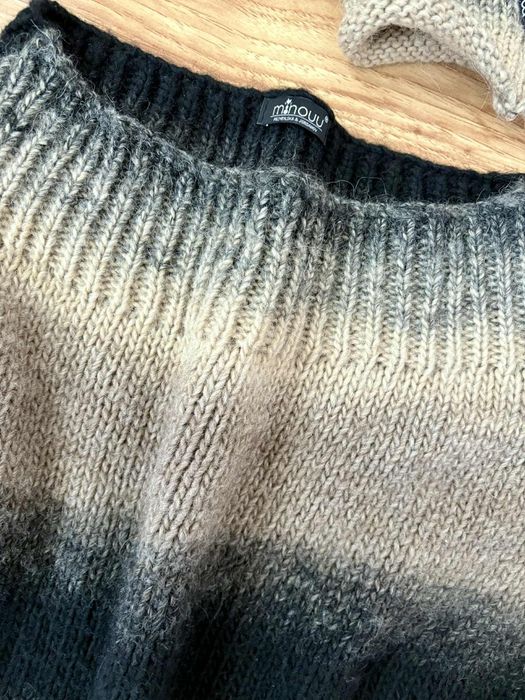 Sweter komin i czapka ombre Minouu rozmiar uniwersalny