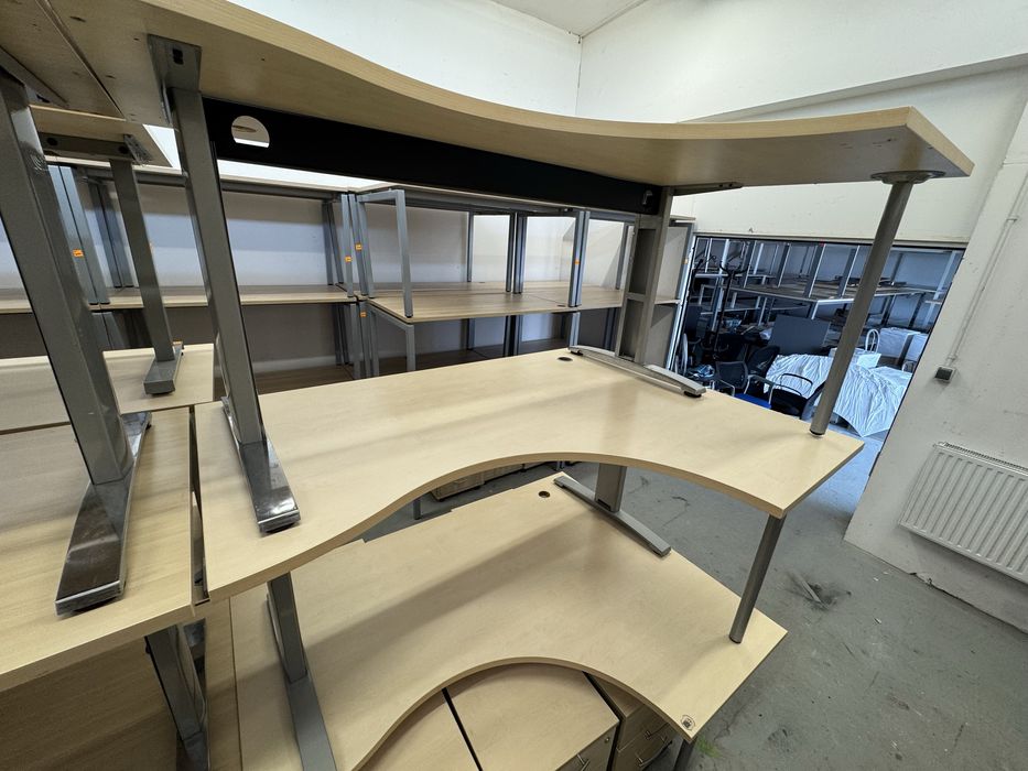 Biurka ,narozne 160/120 uzywane ,poleasingowe