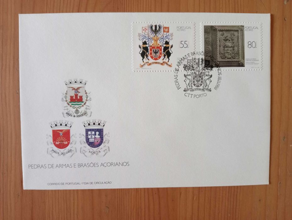 Sobrescrito 1º Dia (FDC) Vários 1986 + 1988 + 1991 CTT Portugal