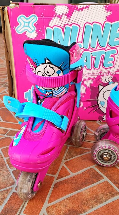 Patins em linha para menina