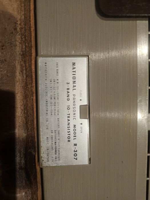 Radio National Panasonic a pilhas