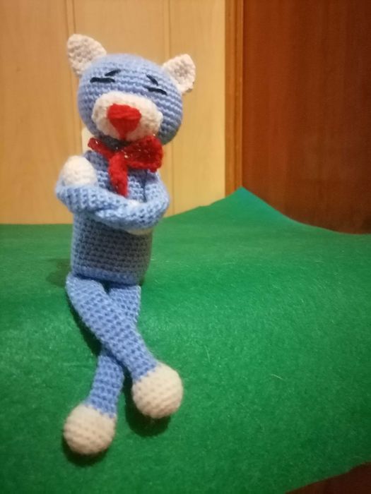 котик японський + сердечко магніт+ упаковка