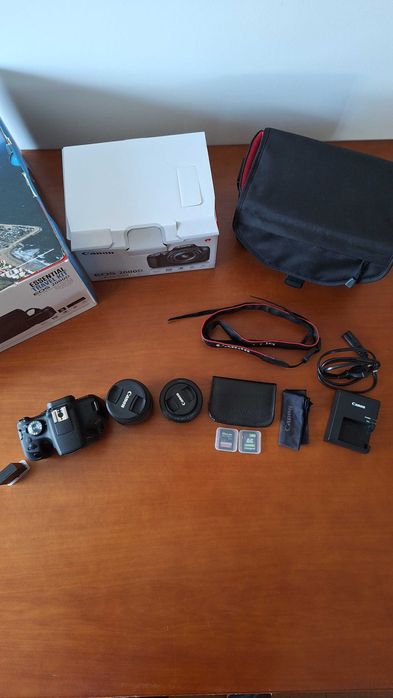 Kit Canon 2000d + EF 50 f1.8 + Extras