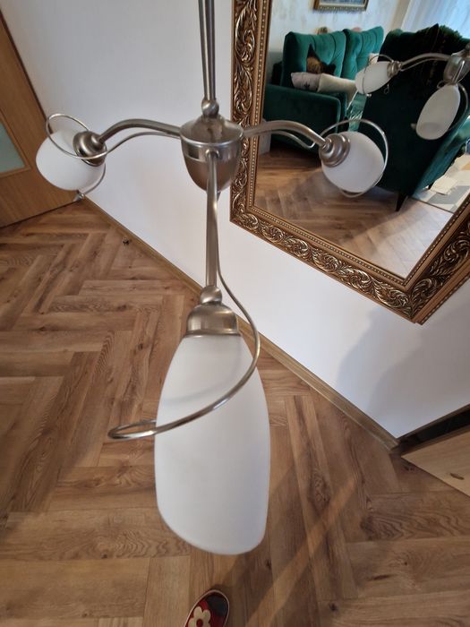 Lampa sufitowa nierdzewna