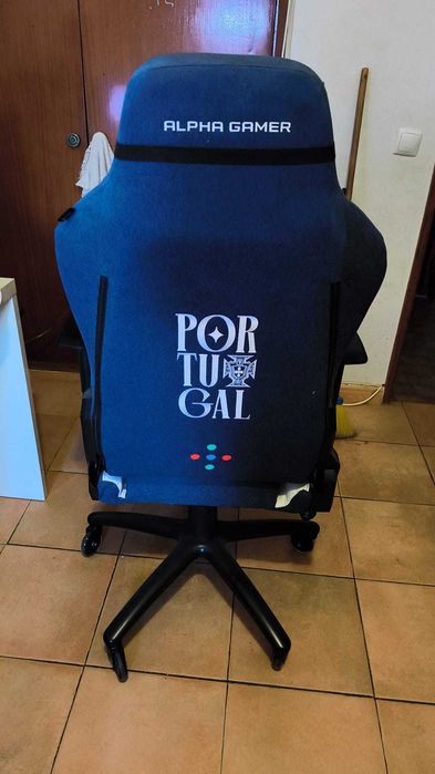Cadeira Gaming Alpha Gamer Portugal '24 – Praticamente Nova
