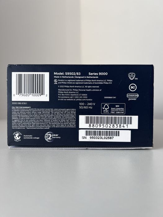 Бритва PHILIPS Norelco 9000 Series 9400 S9502/83
