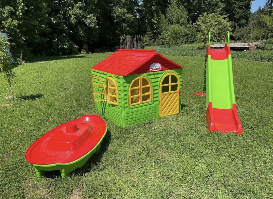 ‼️АКЦІЯ Дитячий майданчик будинок гірка пісочниця будиночок горка