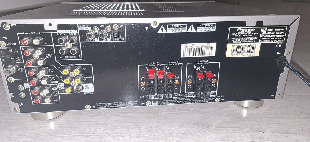 VSX-D512 pioneer plus DVD kino domowe