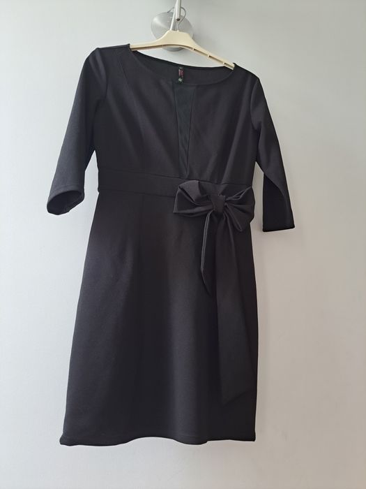 Vestido preto com laço S/M