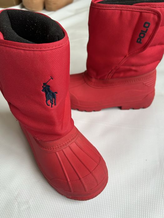 зимние непромокаемые сапоги чоботи с валенком polo Ralph Lauren 31p