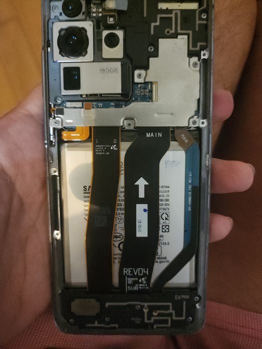 Samsung galaxy s20 ultra 5g para peças - bloqueado rede vodafone display avariado