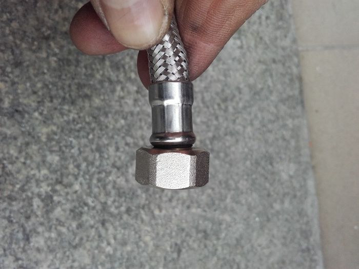 Wężyk elastyczny GZ3/8" x GW3/8" 80 cm.