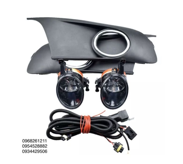 ПТФ VW Caddy Touran 10> Кадді Тоуран протитуманка накладка бампера