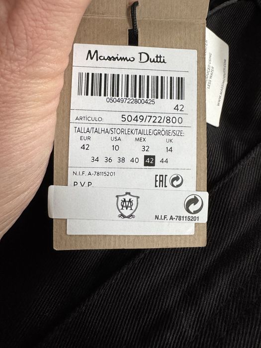 Nowe spodnie materiałowe Massimo Dutti  Rozmiar XL