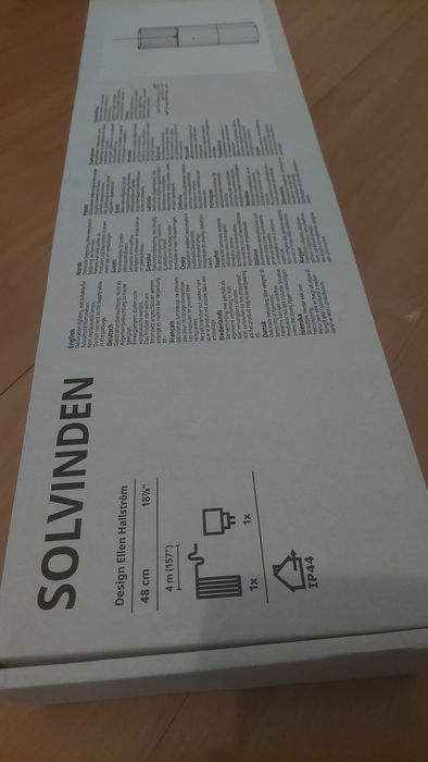 Candeeiro ikea novo solvinden