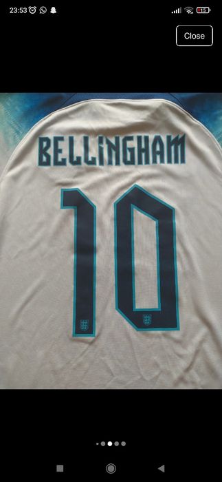 Camisola Inglaterra Bellingham 10