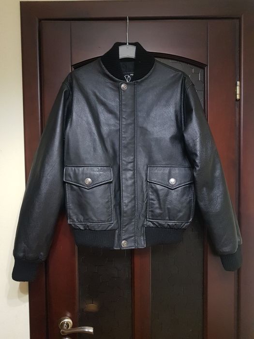 Куртка шкіряна бомбер VERA PELLE  (M)