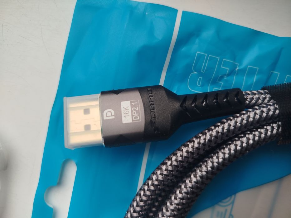 Кабель Displayport 2.1, підтримка 16K 60Hz,  1м