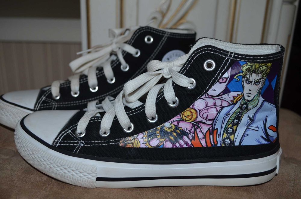 Кеди з героями серіалу Неймовірні пригоди ДжоДжо устілка 24,5