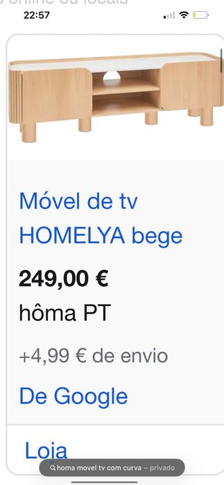 Movel tv Homa estado novo