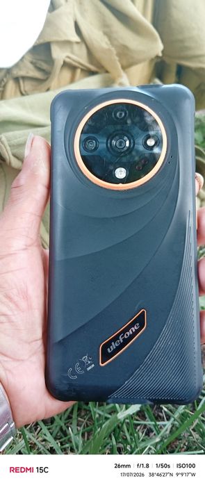 Ulefone  Armor 22,preto e laranja