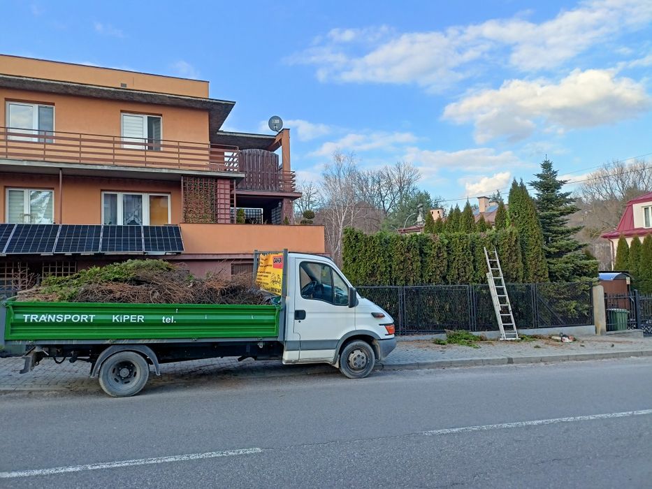 Wycinka drzew odśnieżanie posesji dachów