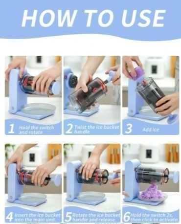 Maszynka ENLEBER do kruszenia lodów, robienia smoothie