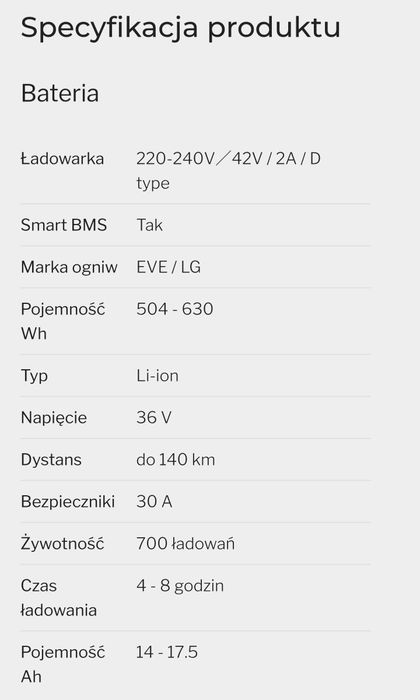 Rower elektryczny Ecobike x-cross white 19/14