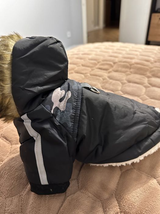 Зимова курточка, желетка на песика невеликої породи, щеня, С