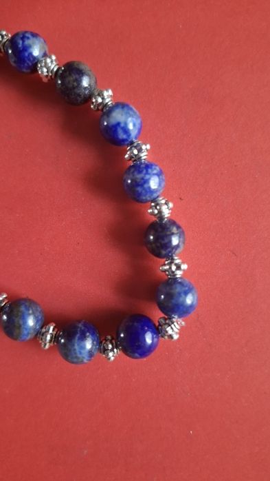 Bransoletka z kamienia lapis lazuli