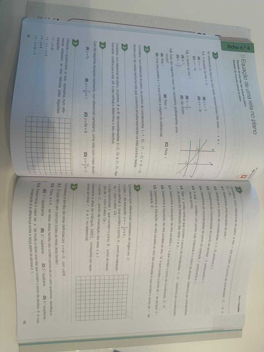 Livro exercícios Matemática - Ases da Matemática 8º