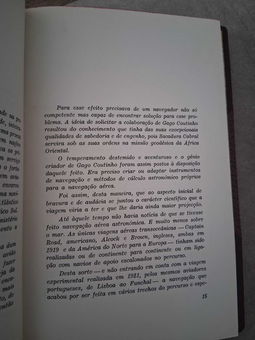Relatório da viagem aérea Lisboa Rio de Janeiro