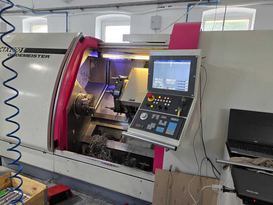 Tokarka CNC DMG GILDEMEISTER CTX600 V3 _ Oś C _ Napędzane Narzędzia