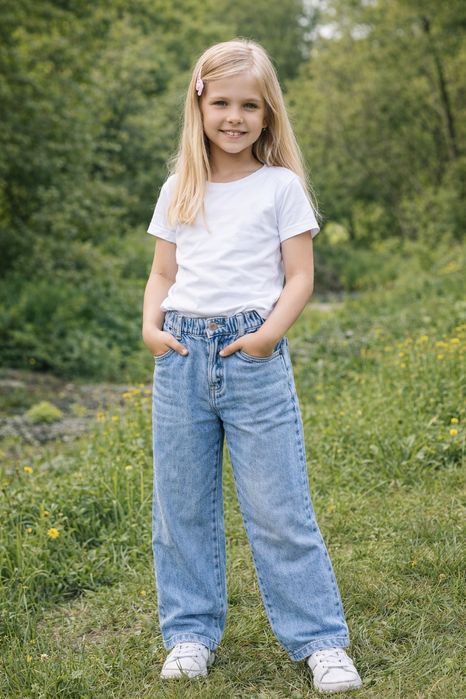 Брюки джинси 134 /140  для дівчинки 8-11років