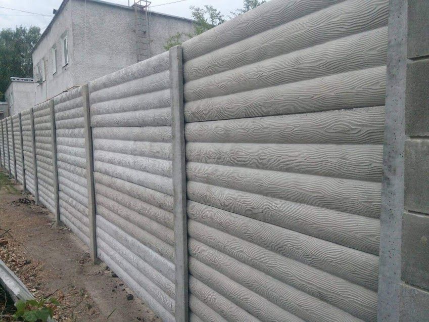 Забор бетонний (Єврозабор), кільця бетонні від виробника