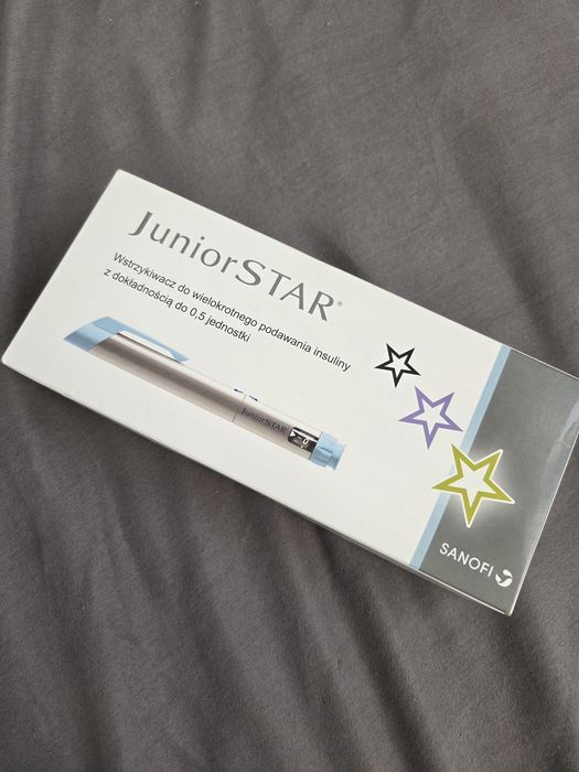 NOWY NIE OTWIERANY pen insulinowy JuniorStar Sanofi