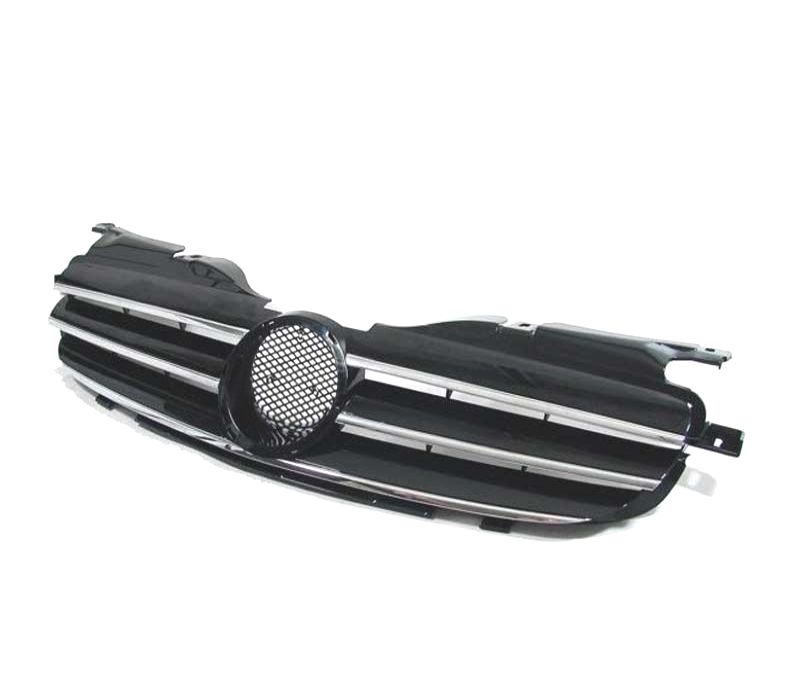 GRELHA FRONTAL SPORT MERCEDES SLK R170 96-04 PRETO CROMADO
