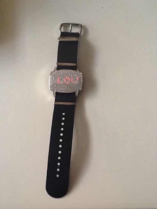 Relogio Leds raro marca Light Time