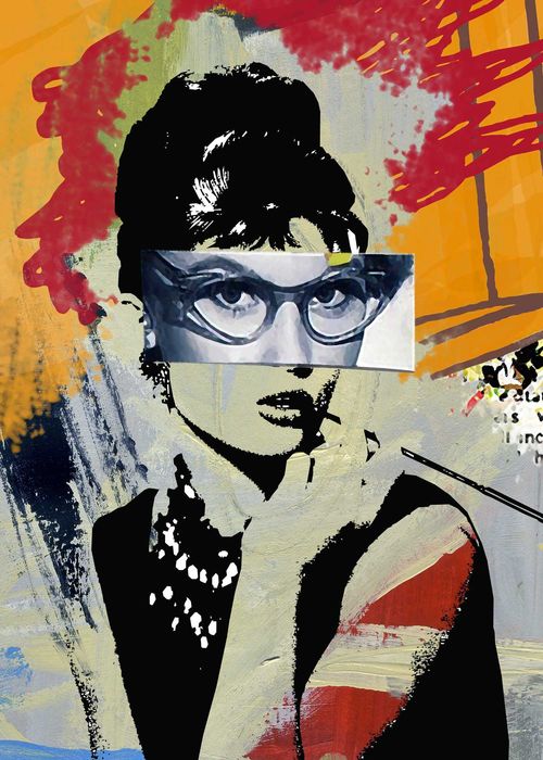 Tela “Audrey Hepburn"