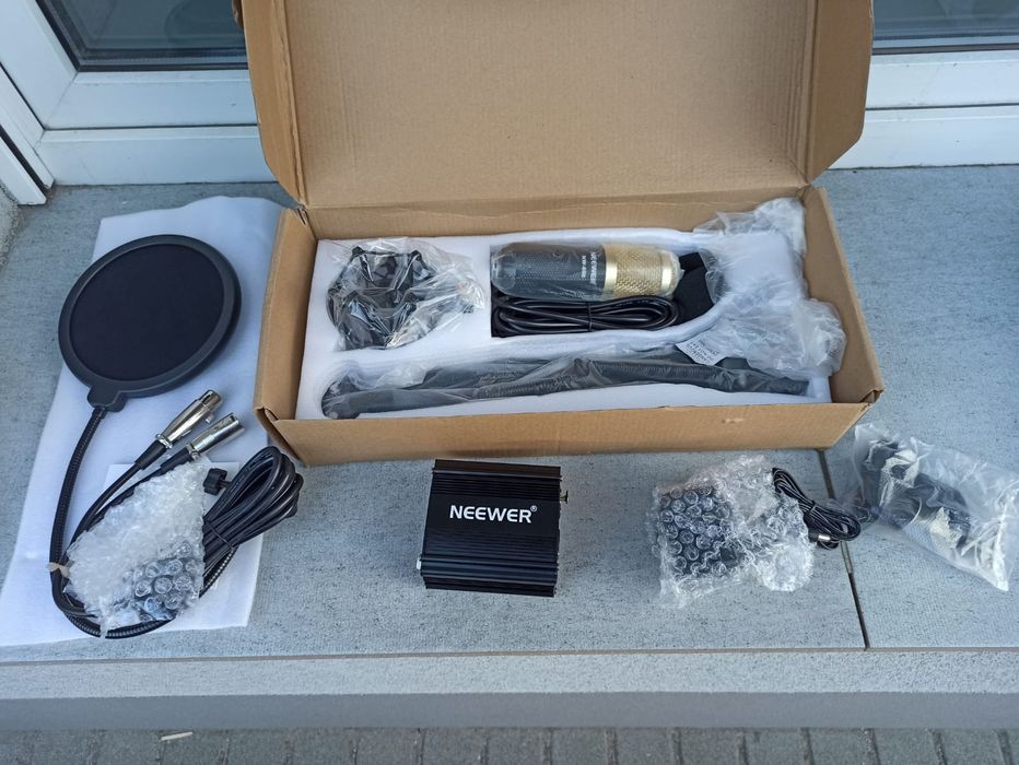 zestaw mikrofonów kondensatorowych