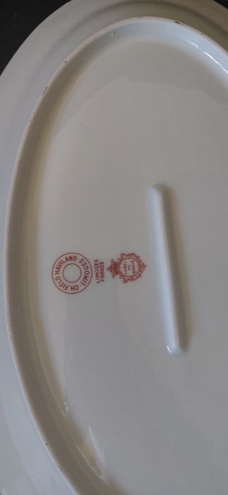 Prato e travessas Limoges