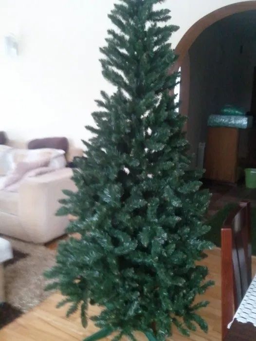 Choinka sztuczna zielona 220 gęsta