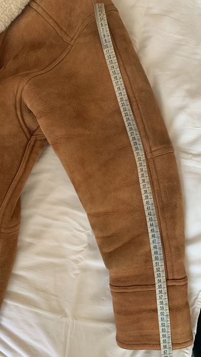 Жіноча натуральна дублянка Shearling (овчина) | Made in Turkey | р. 40