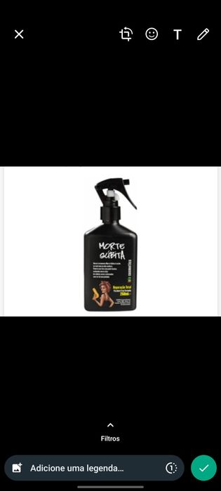 Spray protetor de calor para cabelo