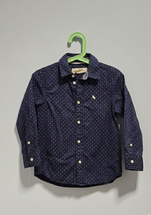 Granatowa koszula h&m 116 stan bdb