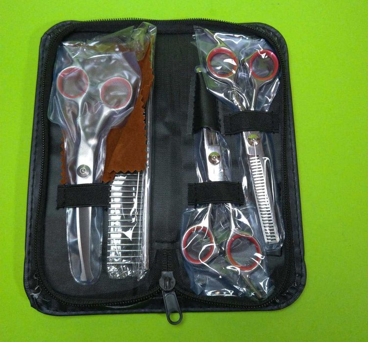 Качственный набор ножниц 4in1 для стрижки груминга домашних животных