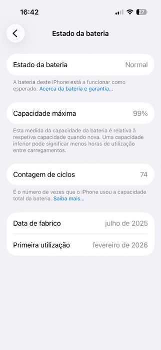Iphone 15 (Fatura e Garantia)