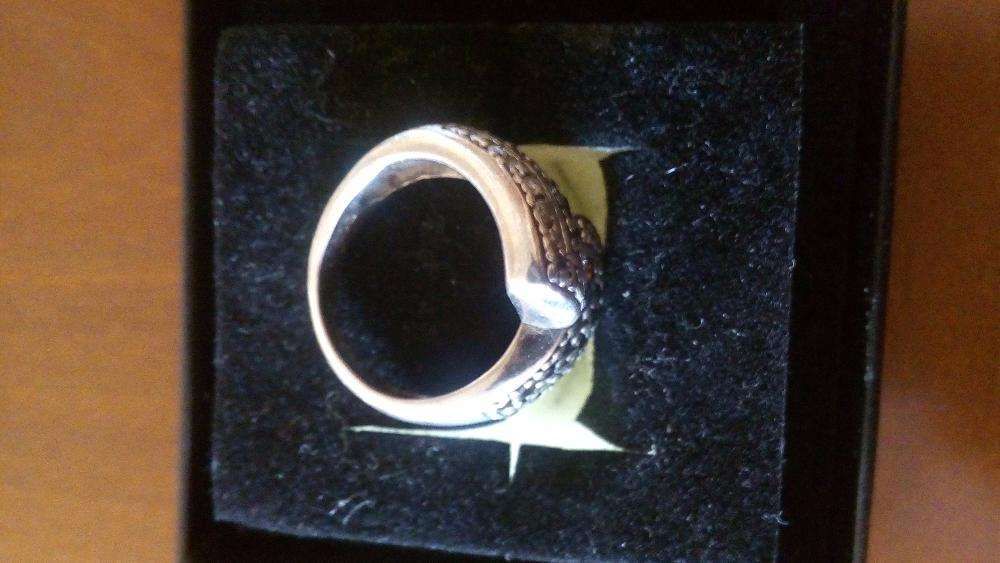 Anel e brincos em prata com zircónias