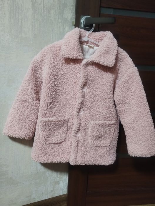 Весняне пальто тедді для дівчинки
