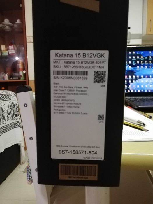 MSI Katana 15B12V Laptop64553328734210122